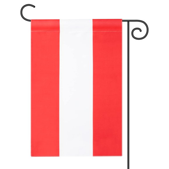 shiyou-Austria Flag Austrian Garden Flags,International World Country Nation Garden Flags, Celebration Parade Flags,Anniversary Celebration,Indoor and Outdoor Flag, Double-Sided.