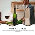thumbnail image 3 of unbranded 2Ud Bolsa Para Vino Roja De Yute Con Y Ventana Transparente Para Regalo, 3 of 7