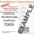 thumbnail image 3 of 2013 Kia Sorento Performance Beam Wipers (Set of 3) w/Rear Wiper, 3 of 3