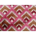 thumbnail image 4 of oneOone Organic Cotton Voile Fabric Argyle Style Ikat Print Fabric By The Yard 42 Inch Wide, 4 of 4
