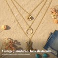 thumbnail image 4 of Abbraccia Collar occidental bohemio en capas, luna media, cabeza bovina y botas para mujer, 4 of 6