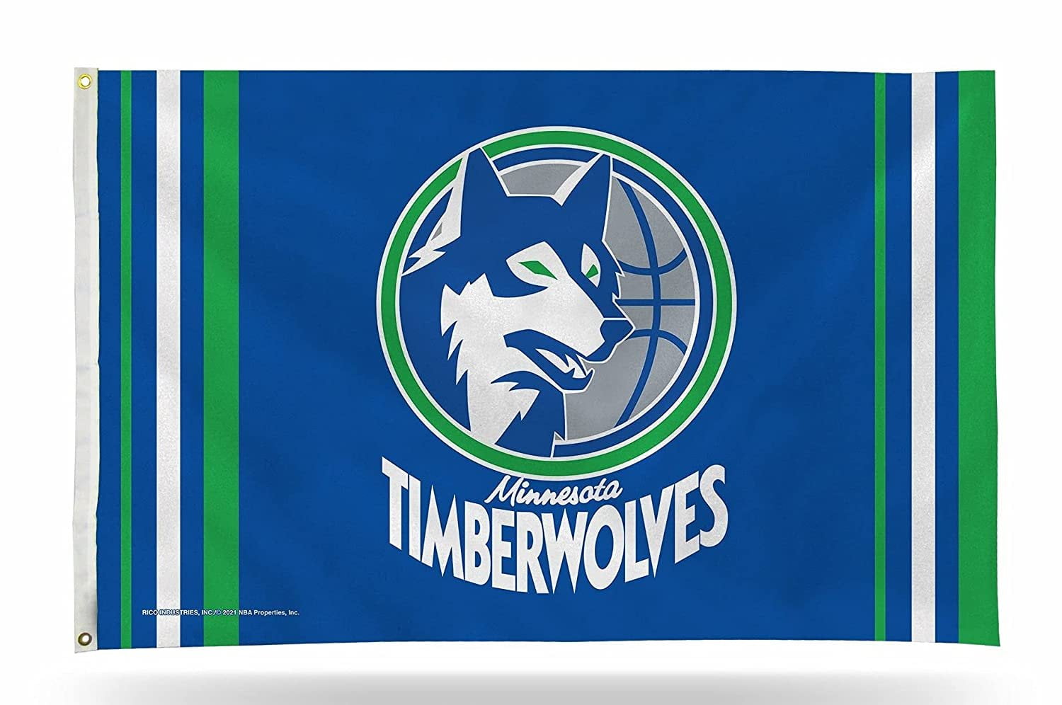 Minnesota Timberwolves Black Flag 3x5ft Banner Polyester basketball  wolves022