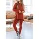 thumbnail image 4 of Conjunto de Mujer PRETTYGARDEN Túnica y Leggings Rojo Ladrillo Talle S, 4 of 8