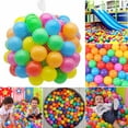 thumbnail image 5 of SHANNA Kids Toys Soft Plastic Ball Pit Balls-Toy Balls for Kids, Crush Proof Colorful Balls for Children's Toy, Macaron Ocean Balls 2.15 inch, Pack of 200, 5 of 15