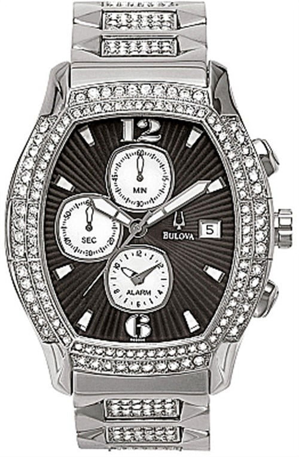Men's Crystal Alarm Chronograph Watch 96B000