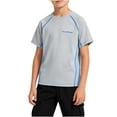 thumbnail image 6 of jobturf Boys Short Sleeve Shirts Kids Quick Dry Athletic Workout Tops Summer Crewneck T-Shirt Casual Basic Tees Size 4-16 Years, 6 of 9