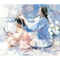 thumbnail image 3 of Camel, Stefanie 17x15 Black Modern Framed Museum Art Print Titled - Mothers love, 3 of 5