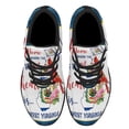 thumbnail image 2 of WeStVirginia Cardinal and Rhododendron Flower Home Is Where The Heart Is WeStVirginia Shoes Sneakers Black Size 5, 2 of 7