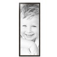 thumbnail image 2 of ArtToFrames 12" x 32" Black Square with Gold Beads Picture Frame, 12x32 inch Black Wood Poster Frame (WOM-5021), Pack, 2 of 7
