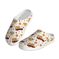 thumbnail image 2 of Fotbe Autumn Red Truck Pattern Women's Fuzzy Curly Fur Memory Foam Loafer Slippers Indoor Outdoor Slippers Winter Home Shoes-44/45, 2 of 7