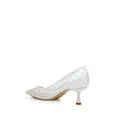 thumbnail image 3 of Jewel Badgley Mischka Elena Cap Toe Mesh Pumps, 3 of 7
