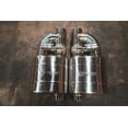 thumbnail image 3 of Valvetronic Design Exhaust Muffler UVM.63MM.X2 Single 2-1/2 Inch Offset Inlet; Single 2-1/2 Inch Offset Outlet; 17 Inch Overall Length, 3 of 24