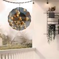 thumbnail image 6 of Metal Hanging Wind Spinners & Chimes - Elegant Circular Design with Concentric Patterns for Yard & Garden Decor Rustic Charm, 6 of 6