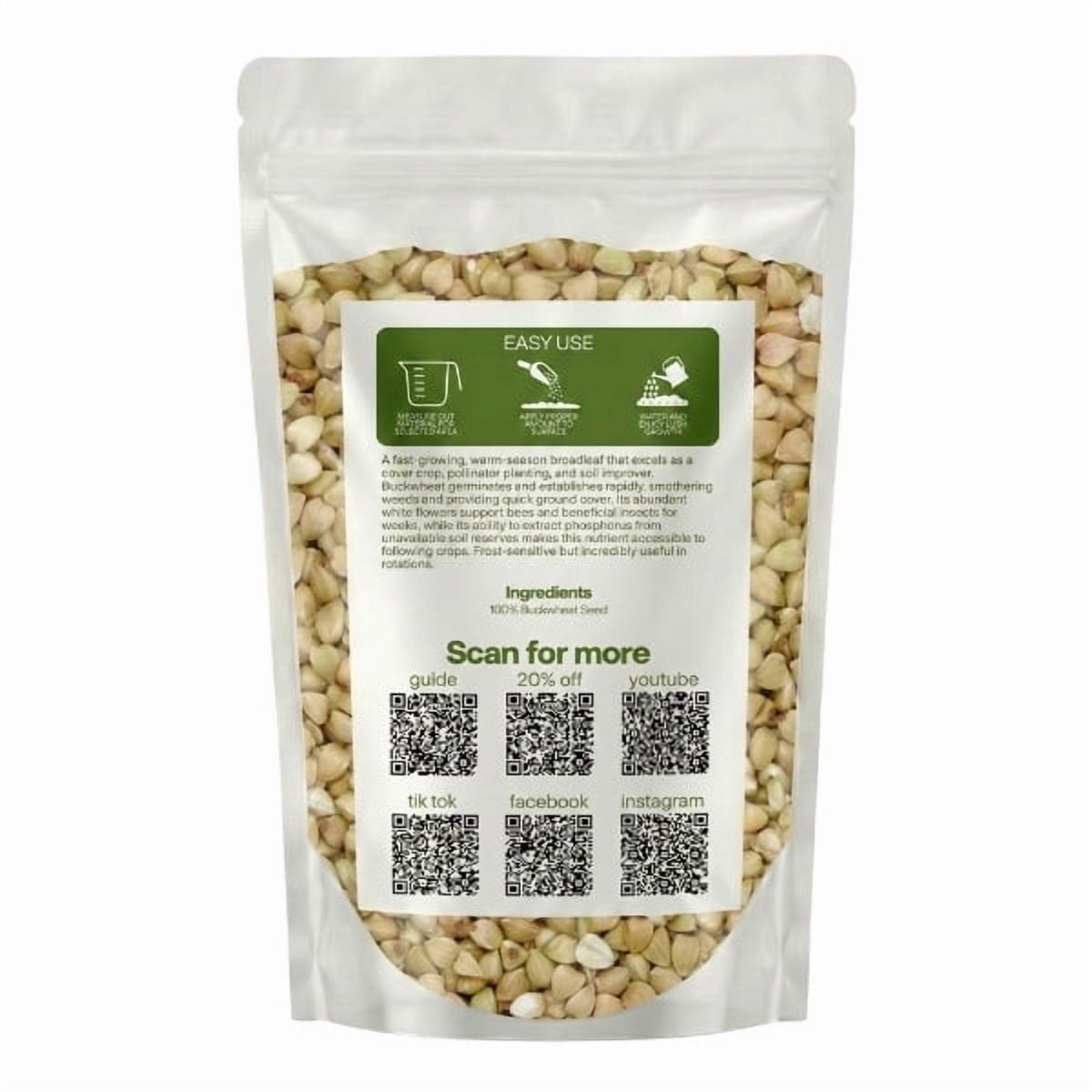 Old Cobblers Farm™ Wicked Tuff Turf Buckwheat (Other Forages) (5 lbs | 10 lbs | 15 lbs | 20 lbs) (10lbs)