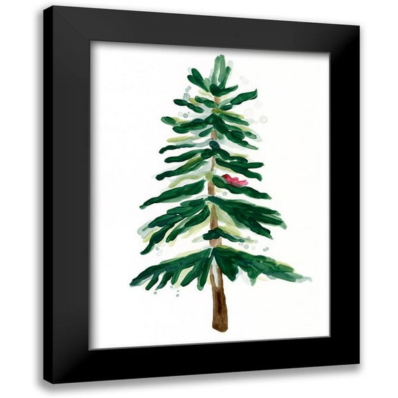 Vess, June Erica 12x14 Black Modern Framed Museum Art Print Titled - Warm Winter Wishes VII