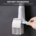 thumbnail image 4 of Back to School! mtvxesu Tool Storage, 1PC Toothbrush with Toothpaste Squeezer and Shaver Small Storage Shelf Shelf Storage Clearance Sale, 4 of 7