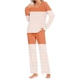 thumbnail image 1 of Rbaofujie Shorts Pajama Set Ladies' Gradient Printed Casual Top Pants Pajama Set Pajama Set, 1 of 6