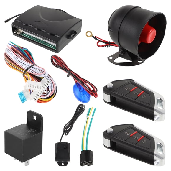 Car Alarm Security System Plastic for Car Owners with Daily Use 1 Set 4.1X1.6X0.8In
