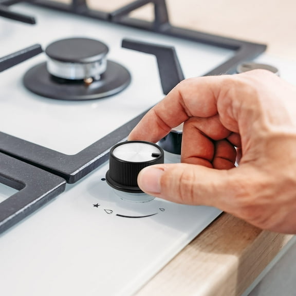 WHAMVOX Gas Stove Knob Replacement Stove Plastic Knobs Oven Control Switch Knob Stove Control Knob Kitchen Burner Accessories