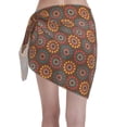 thumbnail image 2 of Bingfone 60s and 70s Aesthetic1 Women's Sarong Swimsuit Cover Ups Bathing Suit Coverups Chiffon Beach Wrap Skirts, 2 of 7
