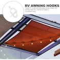 thumbnail image 3 of NIAIZEK RV Awning Hooks 10 Pcs Plastic Outdoor Clips for Hanging Lights Wires Easy to Use, 3 of 6