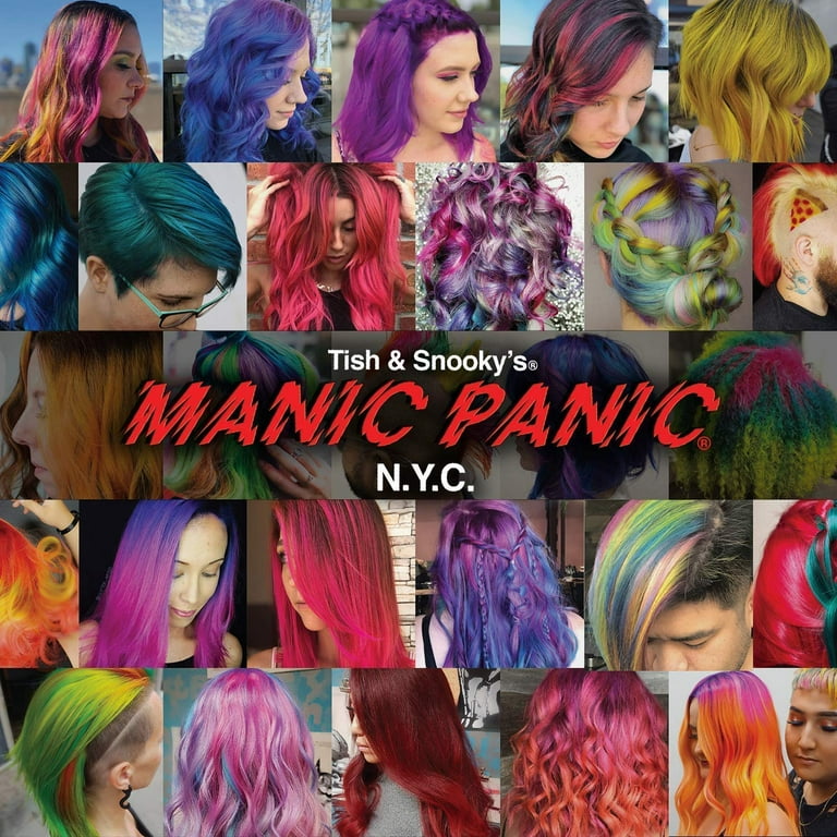 Tish & Snooky's Manic Panic Amplified Hair Color Cream (Color : Virgin Snow  White Toner / 4 oz)