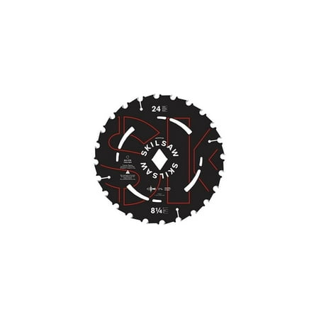 UPC: 0039725041746 | Skilsaw 2885739 8.25 in. Dia. x 0.81 in. Carbide Tipped Steel Circular Saw Blade  24 Teeth