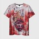 thumbnail image 3 of Funny Horror Halloween Bloody I'm fine T-shirts 3D Print Men Women Crew Neck Tee Fashion Unisex Streetwear Kids Short sleeve Top, 3 of 4