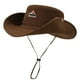 thumbnail image 1 of Sombrero vaquero unisex para el sol: gorra de pescador de ala ancha para senderismo y acampada, 1 of 4