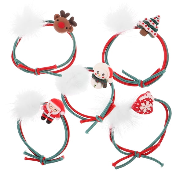 YOSADIER 5Pcs Hair Accessories for Teen Girls Assorted Color Velvet Hair Bands