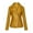 Yellow, variant on Fesfesfes Leather Jacket for Women Solid Zipper Leather Tops Cardigan With Pocket Short Coat Jacket Sale Items