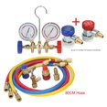 thumbnail image 1 of R134a 3 Way AC Diagnostic Manifold Gauge Set For Freon Charging, Fits R12 R22 R-404A R-134a Refrigeration Manifold Gauge Air ,Easy to Install, 1 of 7