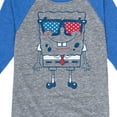 thumbnail image 3 of SpongeBob SquarePants - Flag Fill Sunglasses - Toddler & Youth Raglan Graphic T-Shirt, 3 of 5