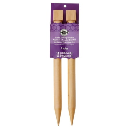 UPC: 0886946544996 | Loops & Threads® Jumbo Wood Knitting Needles