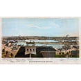 thumbnail image 2 of Shober 24x16 Gold Ornate Wood Framed with Double Matting Museum Art Print Titled - Minneapolis Minnesota - Shober 1874, 2 of 4
