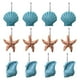 thumbnail image 4 of Ganchos para cortinas de ducha AGPtek Seashell, antióxido, 12 unidades, azules, 4 of 9