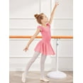 thumbnail image 3 of Oudiya Girls Ruffle Sleeve Ballet Dance Dress Tutu Skirted Leotard, 3-11Y, 3 of 6