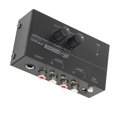 thumbnail image 1 of Stereo Phonograph Preamplifier, 2  Inputs 2  Outputs Independent Volume Control Phono Preamp Ultra Low Noise RIAA Equalization Iron Shell Turntable Preamp, 1 of 7