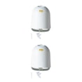 thumbnail image 1 of Bearachild Humidificador de aire eléctrico alimentado por USB con difusor de luz nocturna, generador de niebla, equipo ambientador, sala de estar, interior Blanco 2piezas Bearachild CBP379001, 1 of 6
