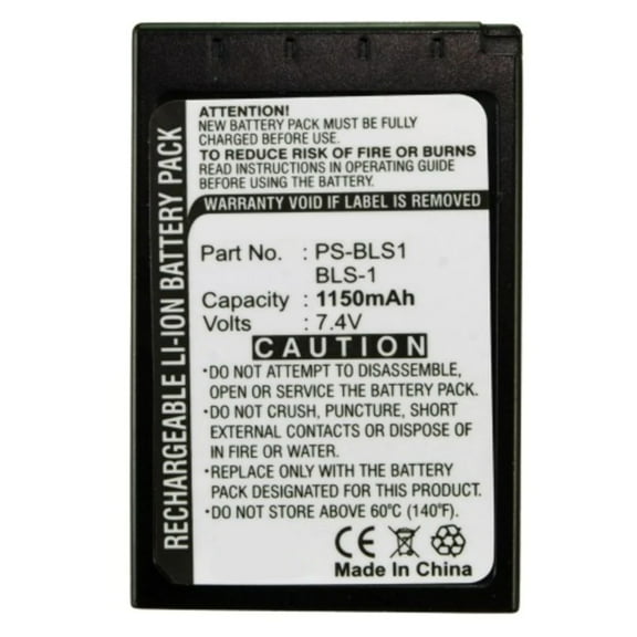 Batteries N Accessories BNA-WB-L9042 Digital Camera Battery - Li-ion, 7.4V, 1150mAh, Ultra High Capacity - Replacement for Olympus BLS-1 Battery