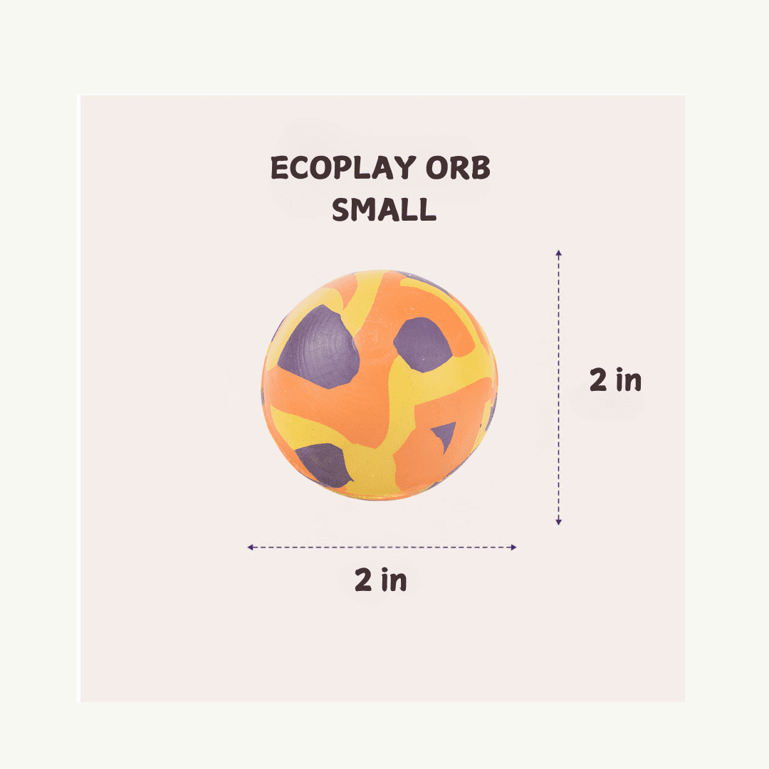 Hevea Pet Natural Rubber Non Toxic EcoPlay Orb Dog Toy