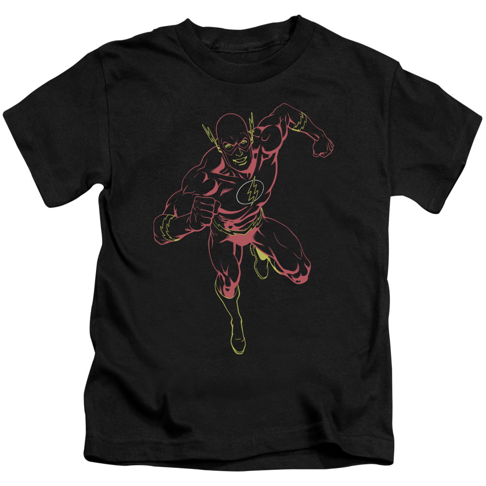 Jla - Neon Flash - Juvenile Short Sleeve Shirt - 7 - Walmart.com