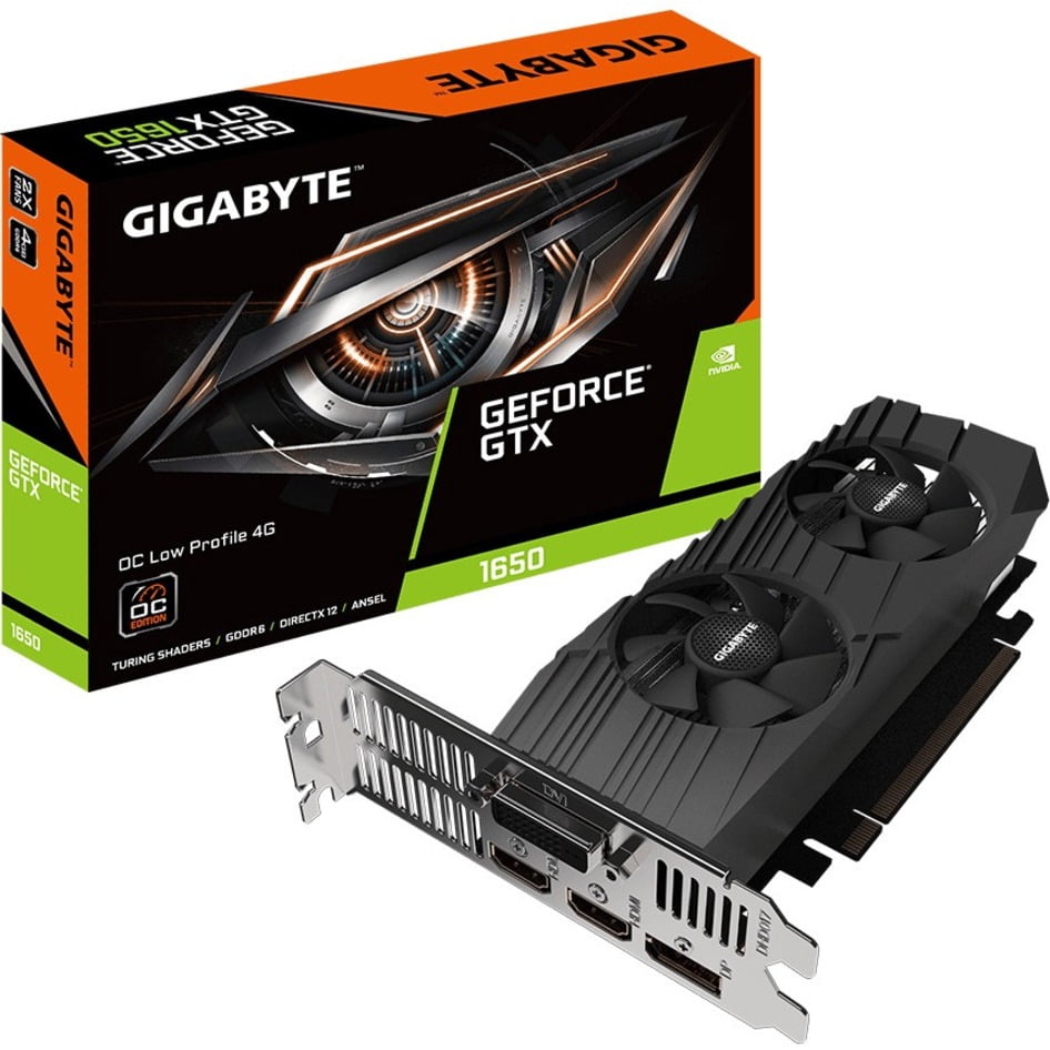 グラフィックボード・グラボ・ビデオカード GIGABYTE GeForce GTX 1650 OC Low Profile GIGABYTE GEFORCE GTX 1650 D6 OC LOW 4GB GDDR6 GRAPHICS CARD - GV