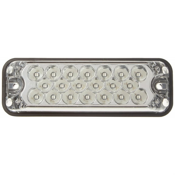 Ecco Safety Group ECC3811R Directional LED Rectangular Surface Mount 12-24VDC 7 Flash Patterns - Red