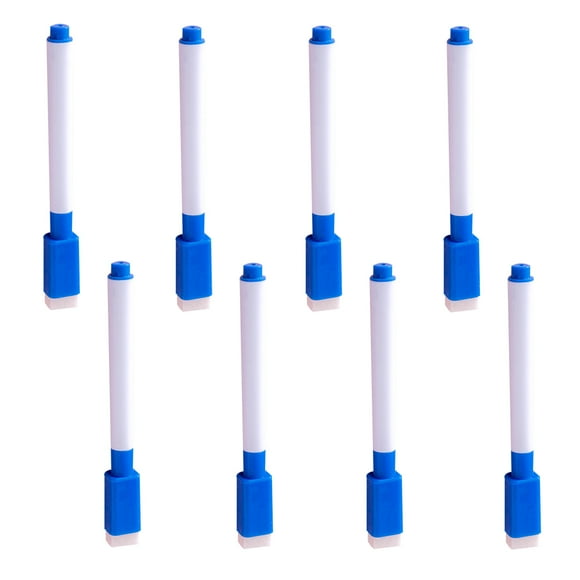 8 marcadores que se pueden limpiar, lavar, núcleo de color, núcleo negro, bolígrafo de pizarra blanca creatividad