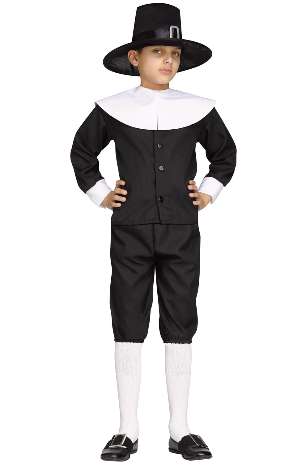 Pilgrim Boy Child Halloween Costume - Walmart.com