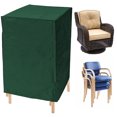 thumbnail image 1 of Funda Antipolvo Impermeable JShteea para Silla Apilada Muebles Exterior Verde 68x68x120cm, 1 of 9