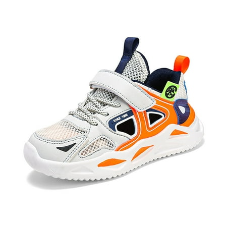 

Engtoy Kids Boys Girls Running Shoes Casual Shoes Comfortable Fashion Light Weight Slip on Cushion Hook and Loop