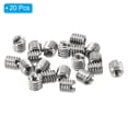thumbnail image 3 of Unique Bargains Adaptateurs de Filetage Manchon Écrou Réducteur 20 Pcs M2x0.4 Mâle à M4x0.7 Femelle Écrou de Réparation 4mm, 3 of 7