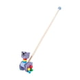 thumbnail image 1 of Actividades de aprendizaje para niños en edad preescolar, caminar, juguete de madera para arrastrar, juguetes para caminar para niñas y niños, niños p Gato, 1 of 8